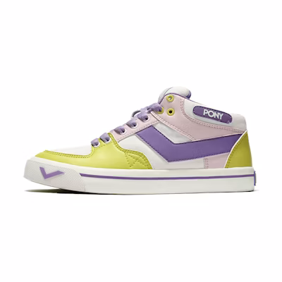 (W) PONY Casual Sneakers 'Pink Purple Patchwork'