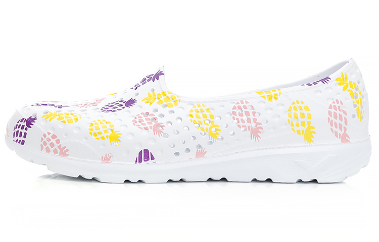 (W) PONY Casual Sports Clog 'Pineapple Pattern - White Yellow Pink'