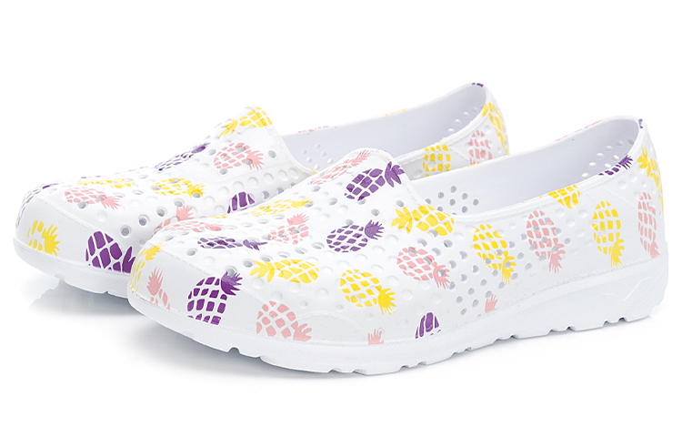 (W) PONY Casual Sports Clog 'Pineapple Pattern - White Yellow Pink' 圖 3