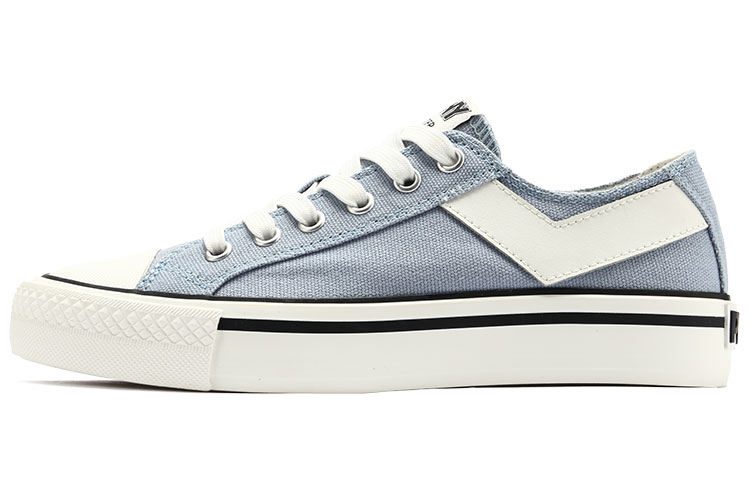 (Women) PONY Classic Low Canvas 'Grey Blue' 11W1SH22BC