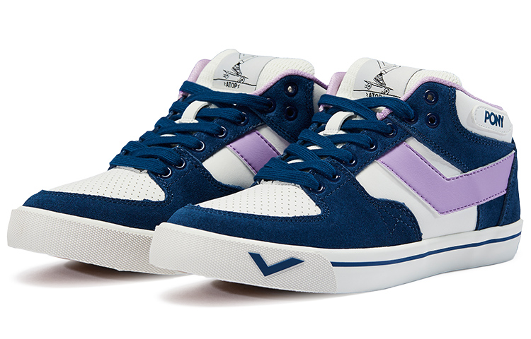 (W) PONY Classic Sneaker 'Blue Purple' 圖 3