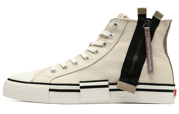 (W) PONY Deconstructed Zip 'Beige Canvas'