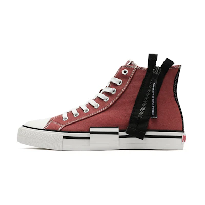 (W) PONY Deconstructed Zip 'Burgundy'
