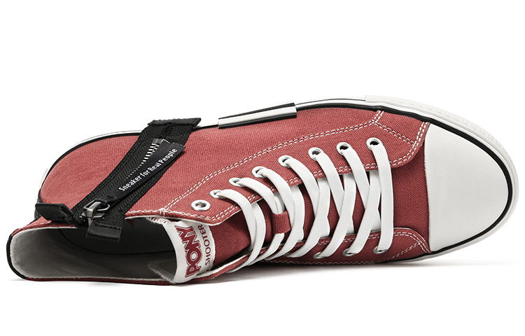 (W) PONY Deconstructed Zip 'Burgundy' 圖 4