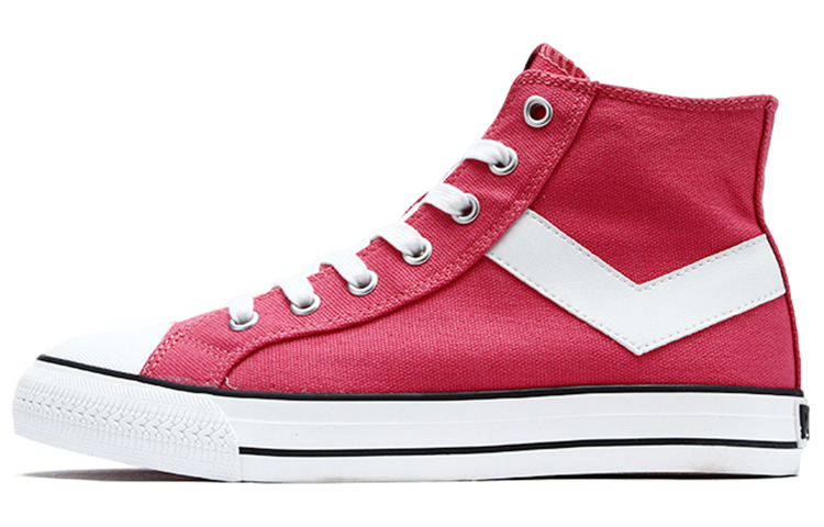 (Women) PONY High-top Canvas 'Coral Red' 93W1SH10CR