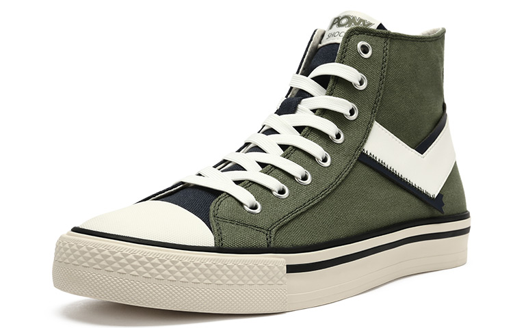 (W) PONY High-Top Canvas 'Dark Green' 圖 2