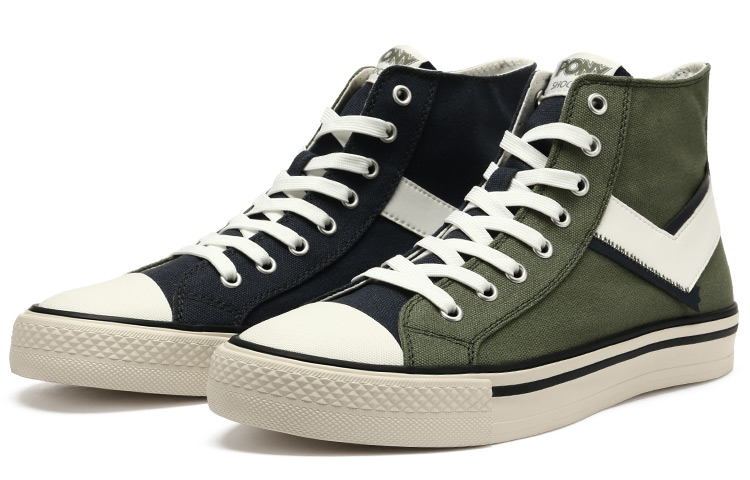 (W) PONY High-Top Canvas 'Dark Green' 圖 3