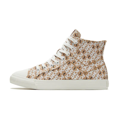 (W) PONY High-Top Canvas 'Khaki Print'