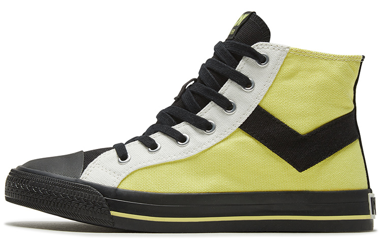 (Women) PONY High-Top Canvas 'Yellow Fashion Trend' 02W1SH25YW