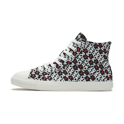 (W) PONY High-Top Printed Canvas 'White'