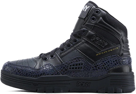 (W) PONY High-Top Retro Basketbal Schoenen ''Zwart'' 83W1M101BK Buy (W) PONY High-Top Retro Basketbal Schoenen ''Zwart'' 83W1M101BK
