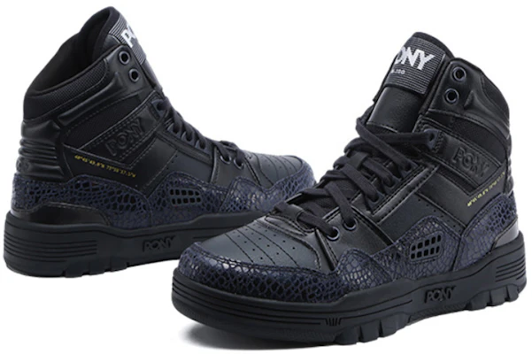 (W) PONY High-Top Retro Basketbal Schoenen ''Zwart'' 83W1M101BK Order (W) PONY High-Top Retro Basketbal Schoenen ''Zwart'' 83W1M101BK