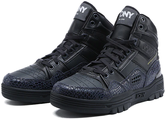 (W) PONY High-Top Retro Basketbal Schoenen ''Zwart'' 83W1M101BK Lookbook (W) PONY High-Top Retro Basketbal Schoenen ''Zwart'' 83W1M101BK