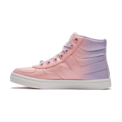 (W) PONY High Skateboard Shoes Pink/Red