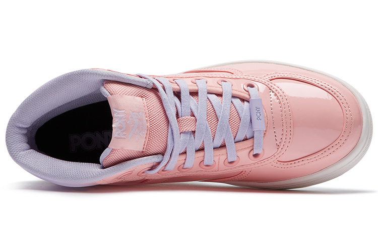 (W) PONY High Skateboard Shoes Pink/Red 圖 4