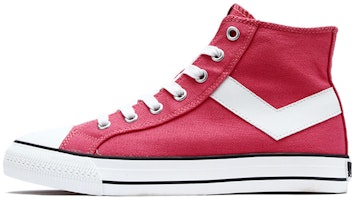 (Women) PONY High-top Canvas 'Coral Red' 93W1SH10CR (Women) PONY High-top Canvas 'Coral Red' 93W1SH10CR