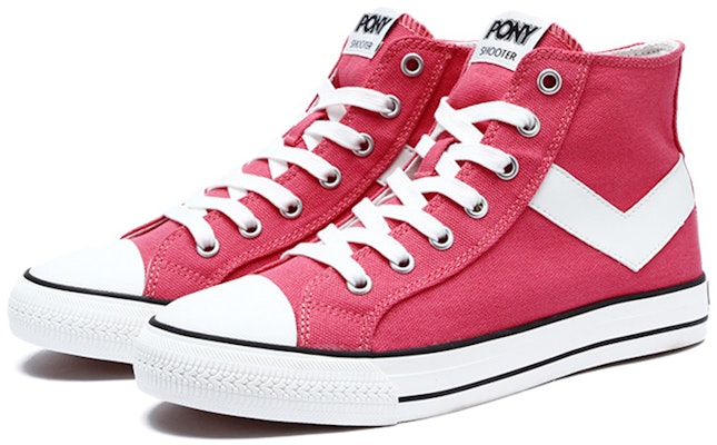 (Women) PONY High-top Canvas 'Coral Red' 93W1SH10CR Lookbook (Women) PONY High-top Canvas 'Coral Red' 93W1SH10CR