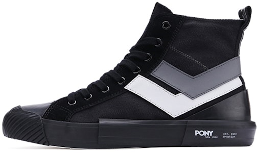 (W) PONY高帮帆布鞋‘解构黑灰’ 03W1SH12BK Buy (W) PONY高帮帆布鞋‘解构黑灰’ 03W1SH12BK