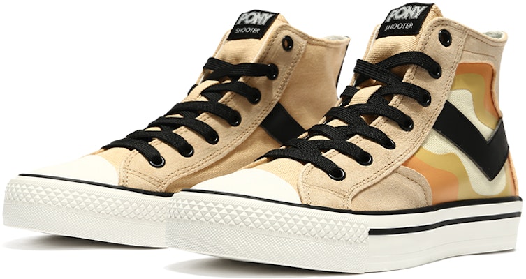 (Women) PONY High-Top Canvas 'Patchwork Tea Brown' 13W1SH10UB Lookbook (Women) PONY High-Top Canvas 'Patchwork Tea Brown' 13W1SH10UB