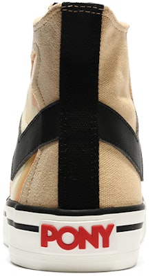 (Women) PONY High-Top Canvas 'Patchwork Tea Brown' 13W1SH10UB Purchase (Women) PONY High-Top Canvas 'Patchwork Tea Brown' 13W1SH10UB