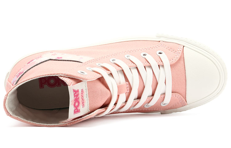 (W) PONY High-Top Canvas 'Pink' 圖 4