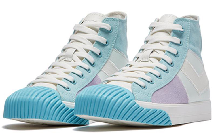 (W) PONY Leisure High-Top Board Shoes Blue 圖 2