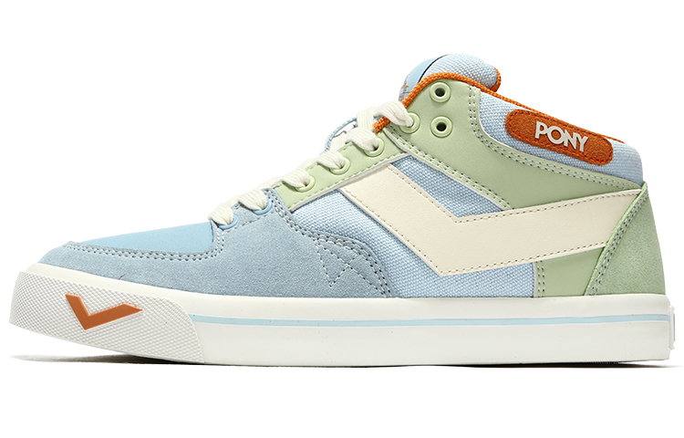 (W) PONY Low-Top Sneaker 'Fashion Patchwork Washed Blue'