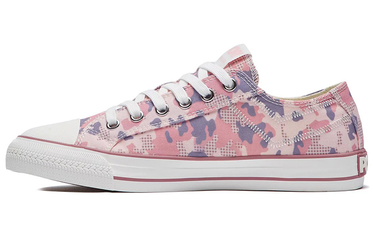 (W) PONY Low Leisure Canvas Shoes Pink