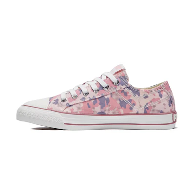 (W) PONY Low Leisure Canvas Shoes Pink