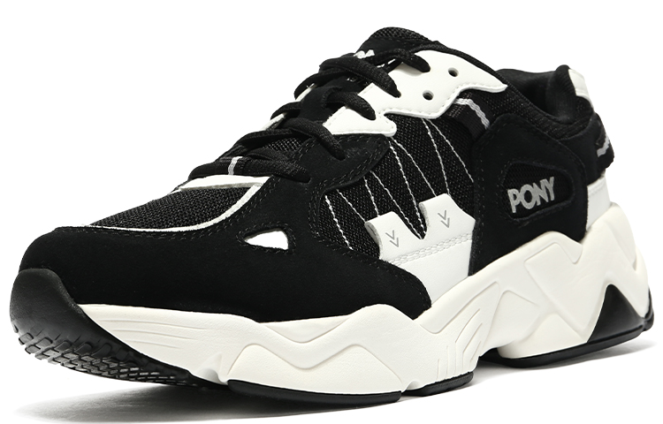 (W) PONY Low Top 'Black White' 圖 2