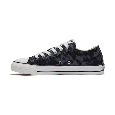 (W) PONY Low-Top Canvas Shoes Black