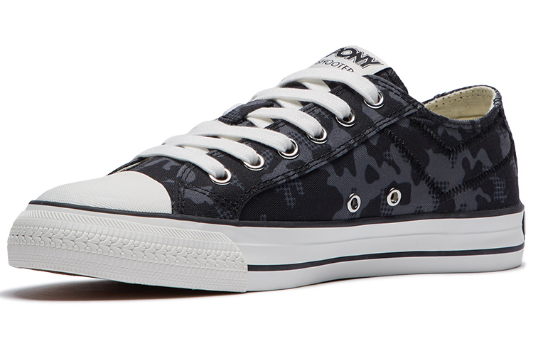 (W) PONY Low-Top Canvas Shoes Black 圖 2