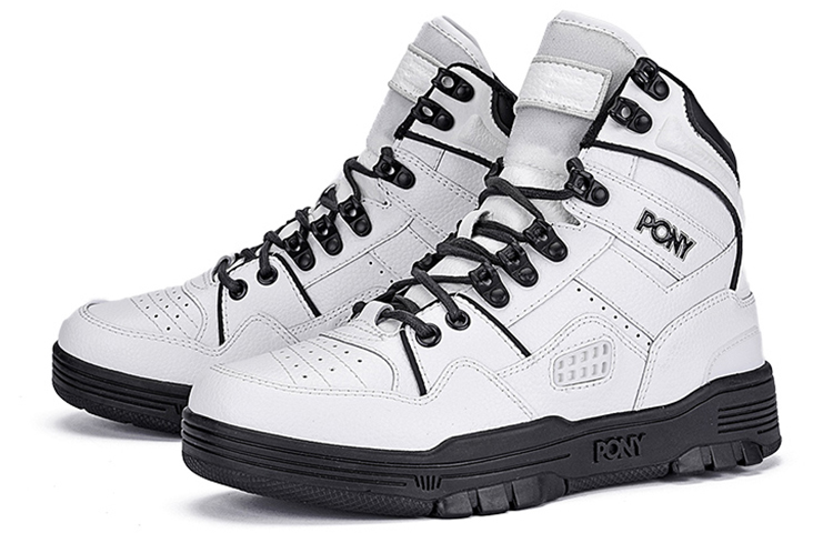 (W) PONY M100 High 'Retro Basketball Black White' 圖 3