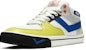 (W) PONY Mid-Top Kasut Skateboard 'Putih Kuning Biru' 13W1AT17LN