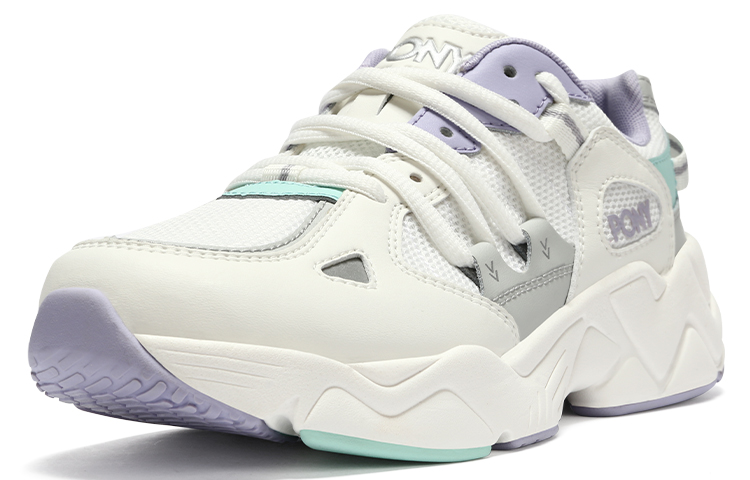(W) PONY Modern-3 'Retro Simple Dad Shoe White Grey Purple' 圖 2