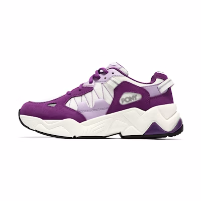 (W) PONY Retro 'White Purple'