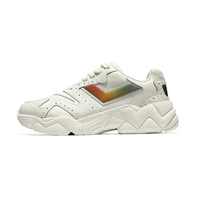 (W) PONY Retro Casual Patchwork 'Dad Shoe White'