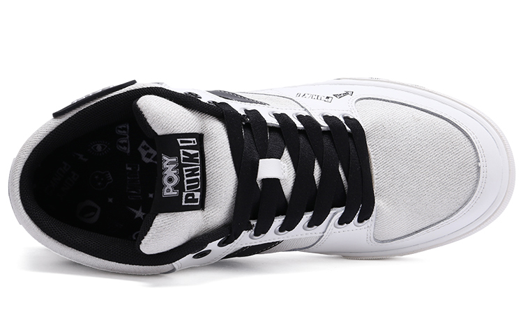 Shop (W) PONY Retro Kasual Sneaker 'Graffiti Hitam Putih' 13W1AT36PP