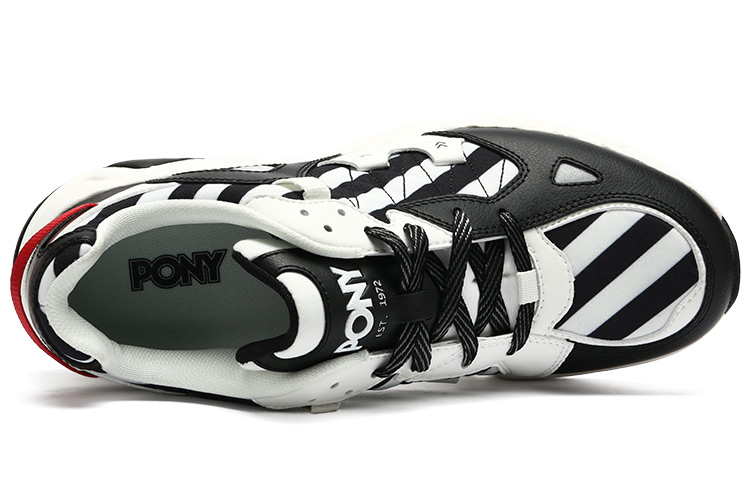 (W) PONY Retro Fashion Dad Shoe 'Black' 圖 4