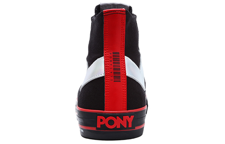 (W) PONY Retro High-Top Canvas 'Black' 圖 5