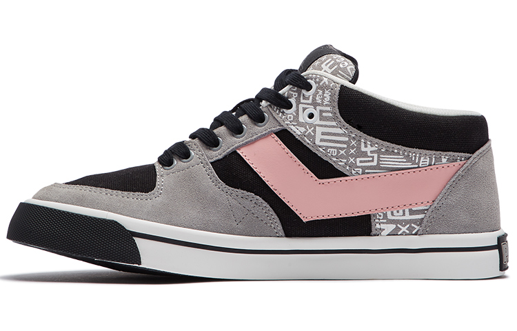 (Women) PONY Retro Skateboard Shoes Black/Pink 01W1AT01BK
