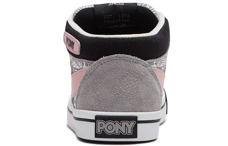 Purchase (W) PONY 复古滑板鞋 黑色/粉色 01W1AT01BK