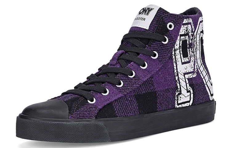 (W) PONY Shooter 'Black Purple Checkerboard' 圖 2