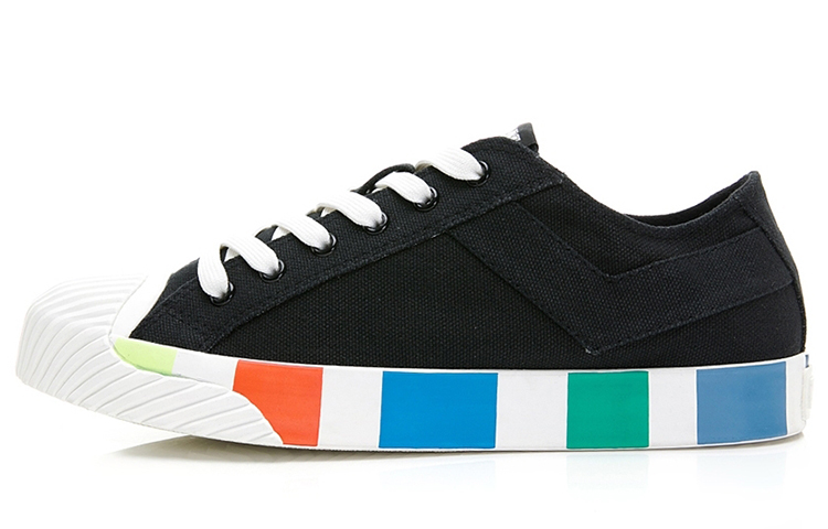 (W) PONY Shooter 'Rainbow Sole Canvas Black'