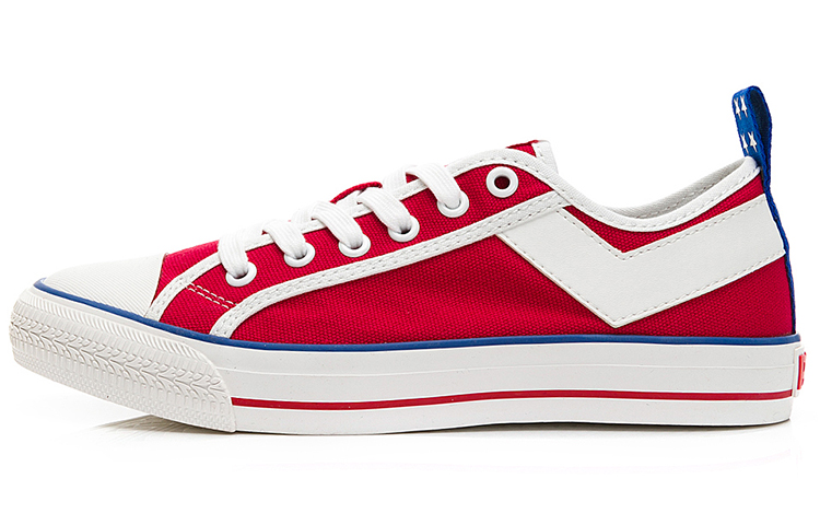 Buy Pony Shooter 舒適耐磨帆布鞋 女款 紅白藍