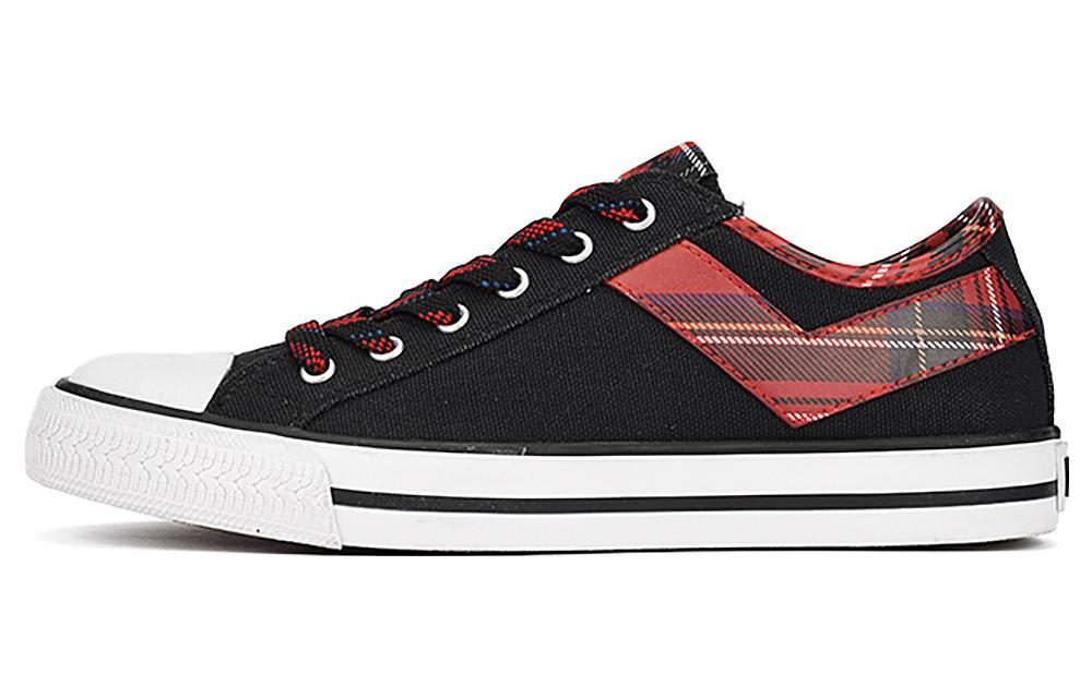 (W) PONY Shooter Canvas 'Black Red'