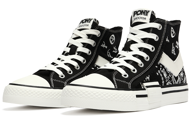 Lookbook (W) PONY Shooter High 'Moda Flor de Anacardo - Negro' 21W1SH01BK