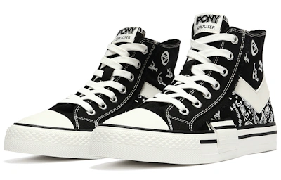 (Women) PONY Shooter High 'Fashion Cashew Flower - Black'