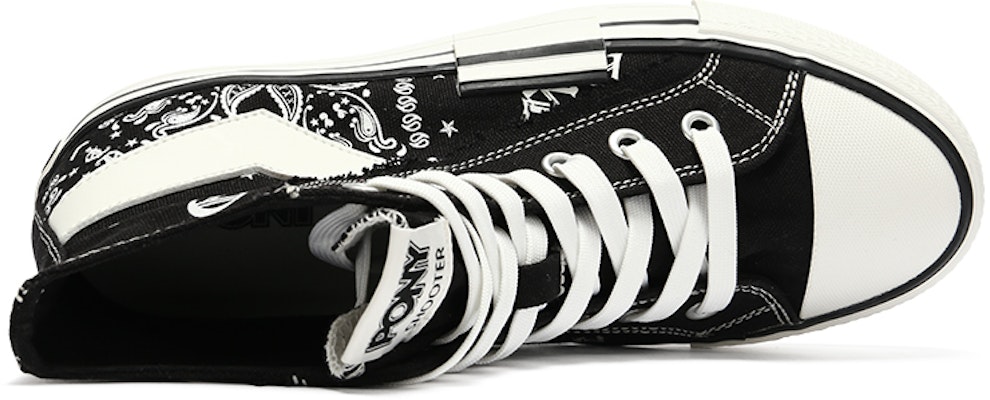 (W) PONY Shooter High 'Moda Flor de Anacardo - Negro' 21W1SH01BK Shop (W) PONY Shooter High 'Moda Flor de Anacardo - Negro' 21W1SH01BK