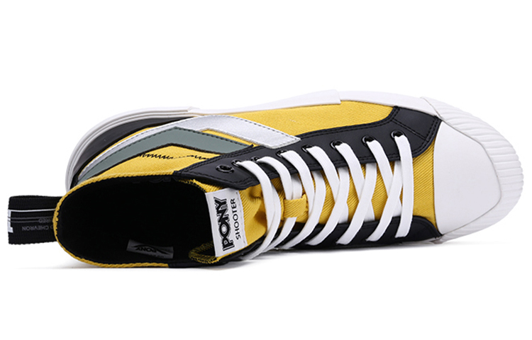 (W) PONY Shooter High 'Patchwork Deconstruction Yellow Black' 圖 4